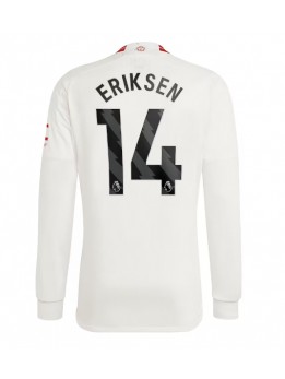 Moški Nogometna dresi replika Manchester United Christian Eriksen #14 Tretji 2023-24 Dolgi rokav
